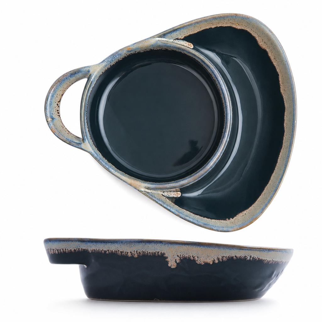 🍽️ LIMITED-TIME 50% OFF! ✨ Retro Ceramic Divided Baking Dish – Vintage Style, Heat Safe, Easy Carry 🥣