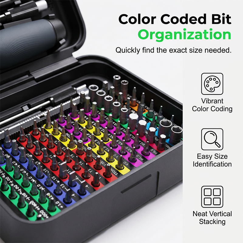 132-in-1 Precision Screwdriver Set for Electronics Repair