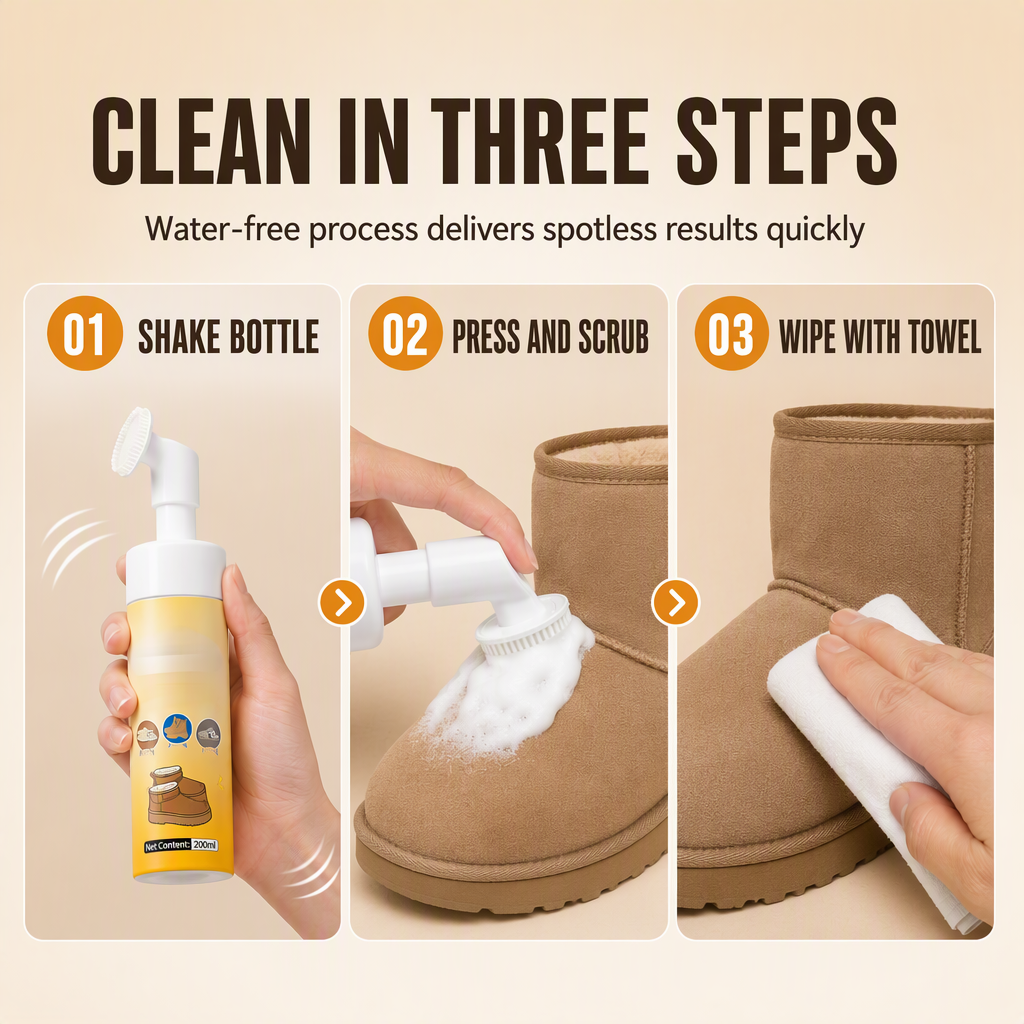 👟 Suede & Nubuck Cleaning Foam | 200ml