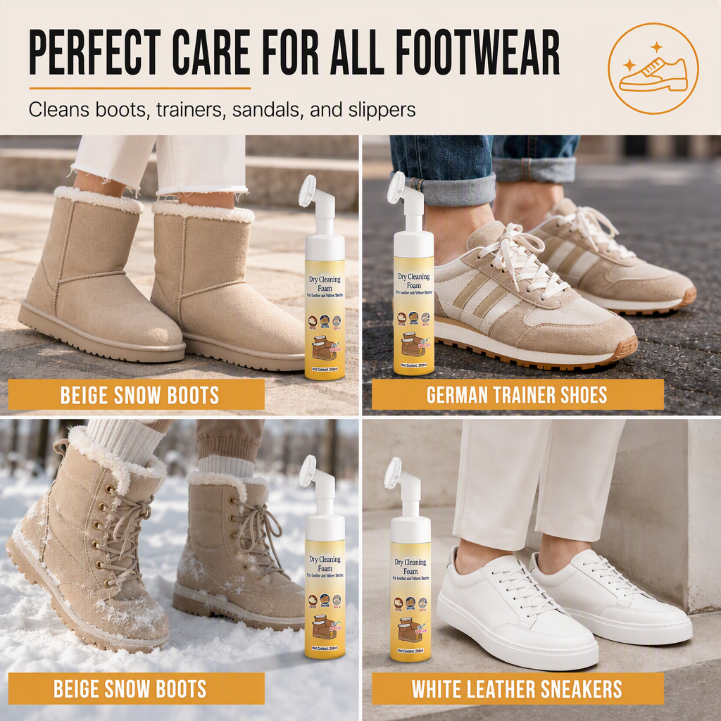 👟 Suede & Nubuck Cleaning Foam | 200ml