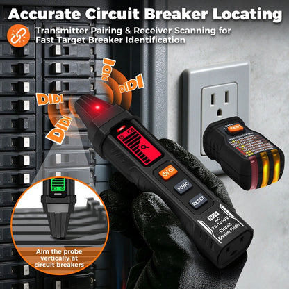 ⏳Limited time – 50% OFF⏰✨⚡️Digital Circuit Breaker Finder with Socket Tester