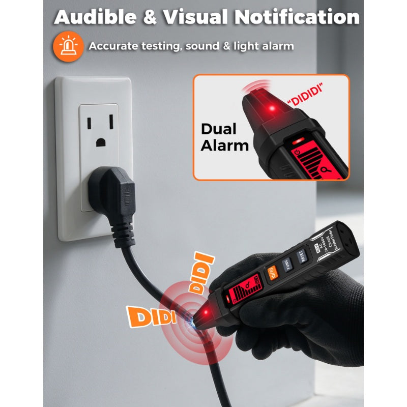 ⏳Limited time – 50% OFF⏰✨⚡️Digital Circuit Breaker Finder with Socket Tester