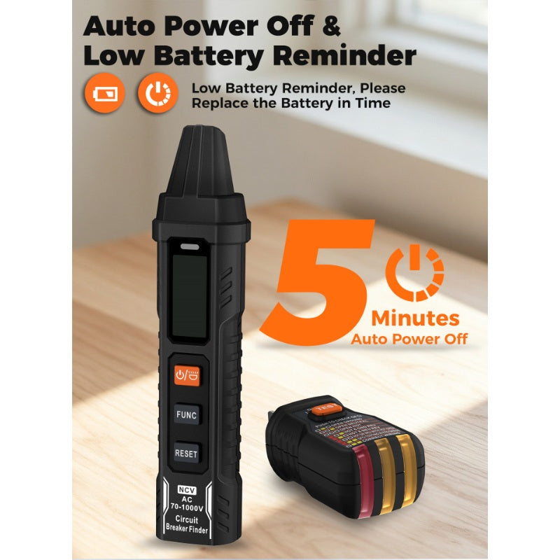 ⏳Limited time – 50% OFF⏰✨⚡️Digital Circuit Breaker Finder with Socket Tester