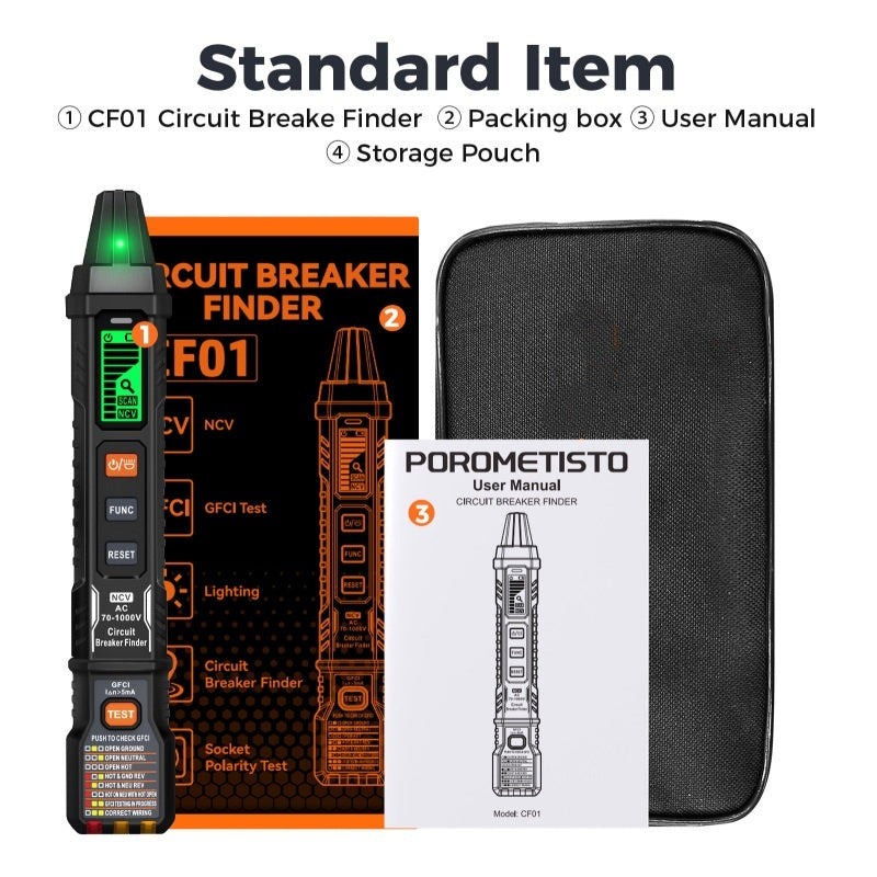 ⏳Limited time – 50% OFF⏰✨⚡️Digital Circuit Breaker Finder with Socket Tester