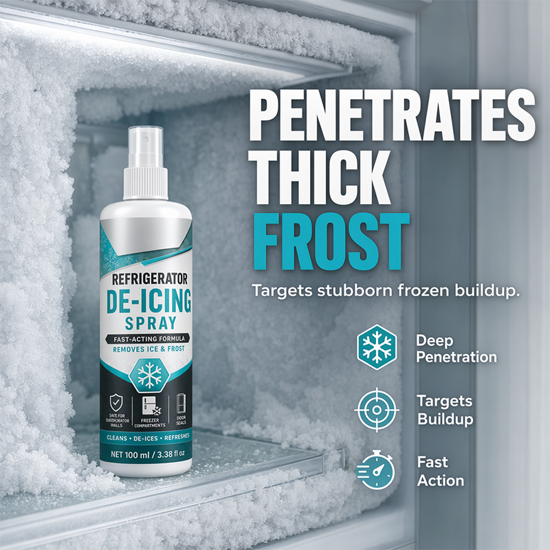 ⏳🔥LIMITED-TIME 50% OFF! Careluxpro Fast-Acting Refrigerator Defrost Spray