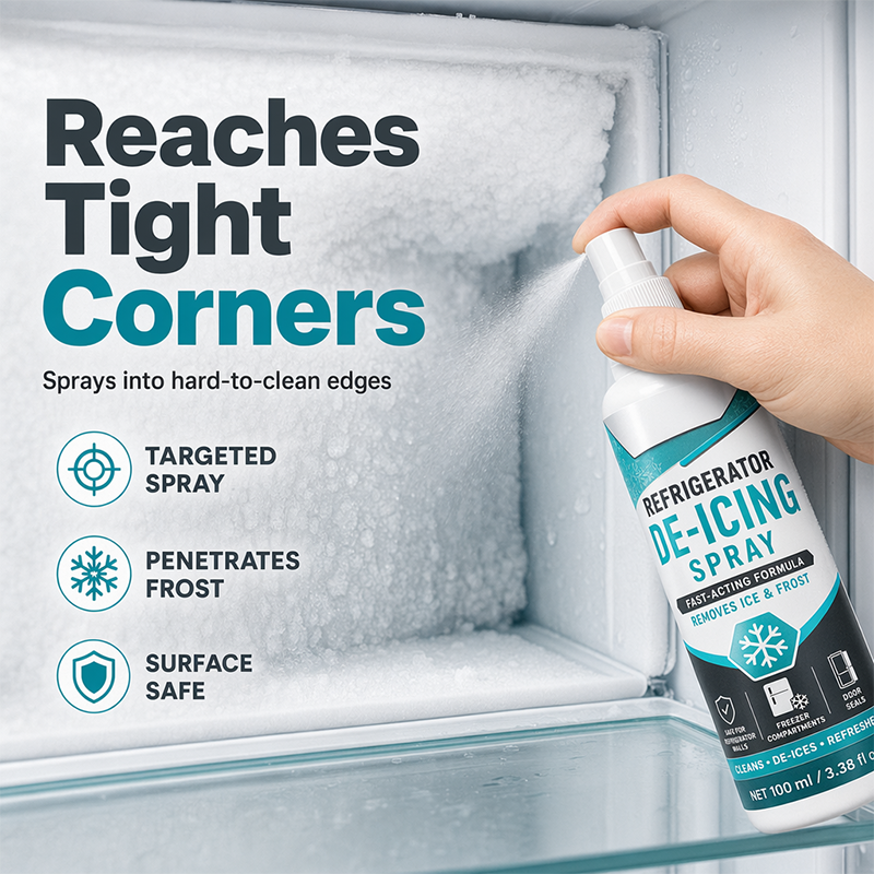 ⏳🔥LIMITED-TIME 50% OFF! Careluxpro Fast-Acting Refrigerator Defrost Spray