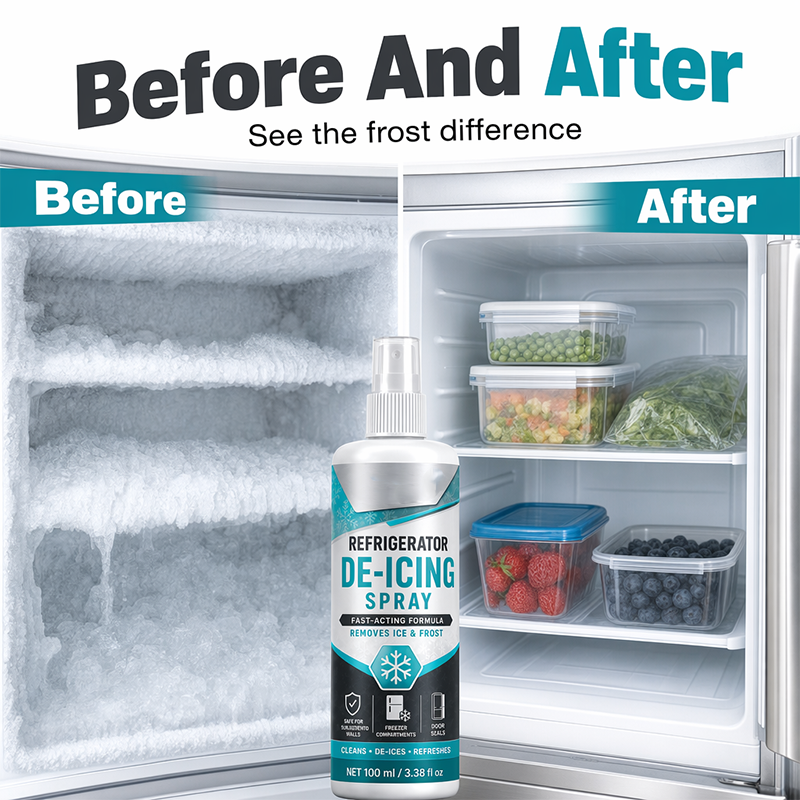 ⏳🔥LIMITED-TIME 50% OFF! Careluxpro Fast-Acting Refrigerator Defrost Spray