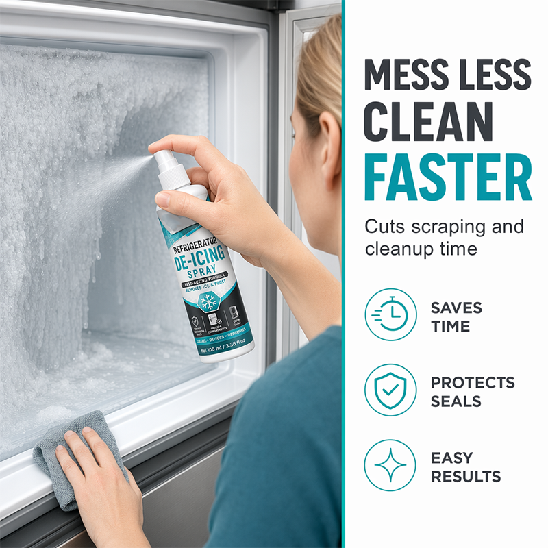 ⏳🔥LIMITED-TIME 50% OFF! Careluxpro Fast-Acting Refrigerator Defrost Spray