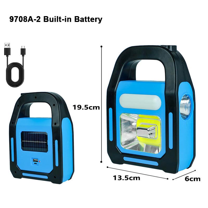 Handheld COB Solar Working LED Lamp