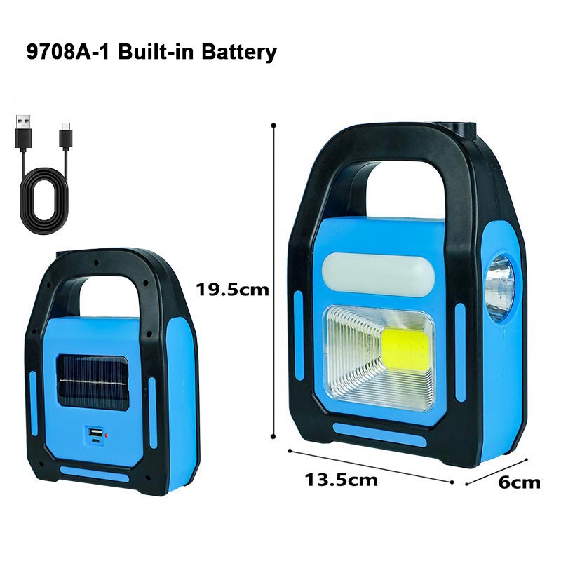 Handheld COB Solar Working LED Lamp