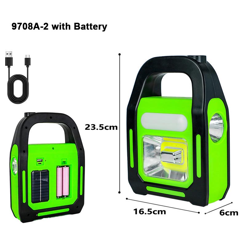 Handheld COB Solar Working LED Lamp