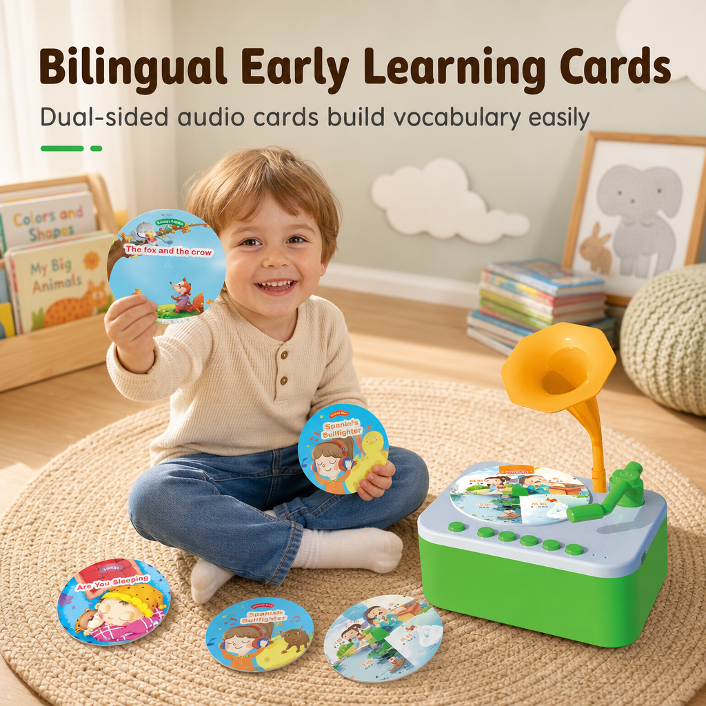 🏆 LIMITED-TIME 50% OFF! 🎵Kids Multifunctional Bluetooth Learning Phonograph Toy
