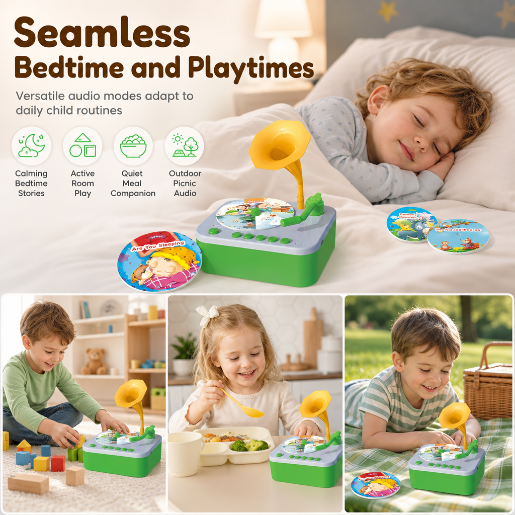 🏆 LIMITED-TIME 50% OFF! 🎵Kids Multifunctional Bluetooth Learning Phonograph Toy