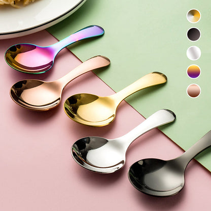 🍱50% OFF NOW! Compact Stainless-Steel Spoon & Fork Lunchbox Set – Portable Reusable Cutlery Set, Mirror Polished Metal Utensils for Office, Camping, School Picnic