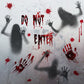 Halloween Ghost Shadow Blood Handprint Horror Decoration Static Stickers